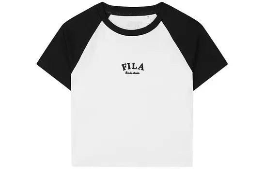 Футболка женская, цвет черный как смоль Fila