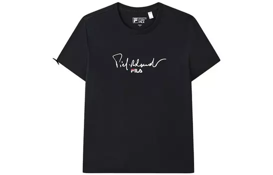 Футболка женская, цвет черный как смоль Fila