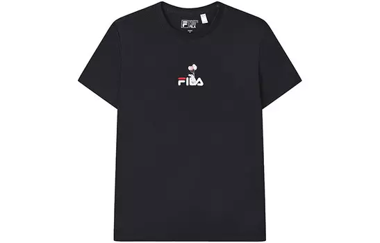 Футболка женская, цвет черный как смоль Fila