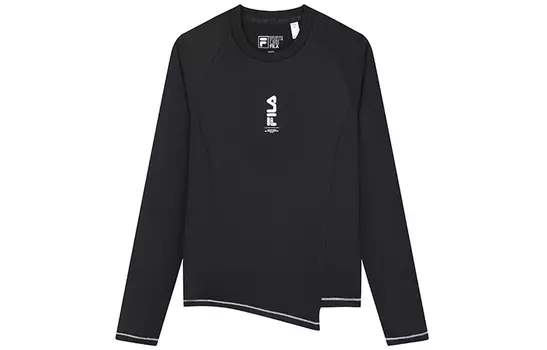 Футболка женская, цвет черный как смоль Fila
