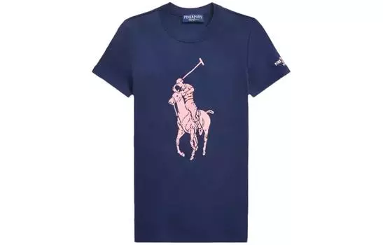Футболка женская, цвет морской волны Polo Ralph Lauren, Marine Blue
