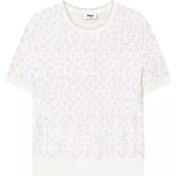 Футболка женская цвета слоновой кости Fila