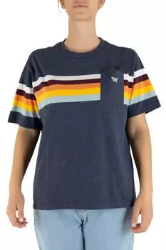 Футболка Женская/Девочка ECLIPSE NAVY MARL SUPERDRY, темно-синий