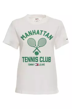 Футболка Женская/Девочка ECRU Tommy Jeans, экрю