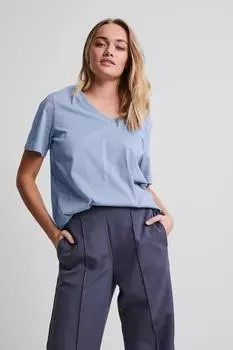 Футболка Женская/Девочка Кентукки Синяя PIECES, синий