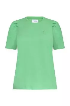 Футболка Женская/Девочка Морской Зеленый Sister's Point, оранжевый