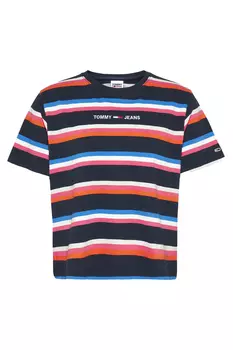 Футболка Женская/Девочка TWILIGHT NAVY/ MULTI Tommy Jeans, темно-синий