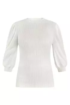 Футболка Женская/Девушка Кремовая Sister's Point, бежевый