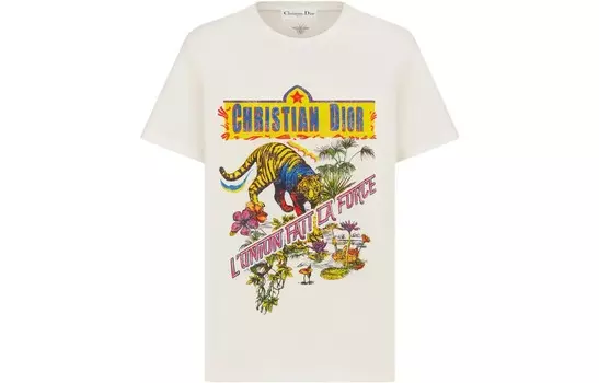 Футболка женская Dior, белый