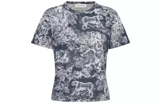 Футболка женская Dior, серый