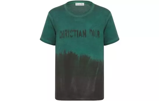 Футболка женская Dior, зеленый