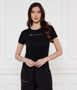 Футболка женская Ea7 Slim Fit, черный