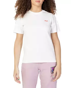 Футболка женская Fila однотонная, белый