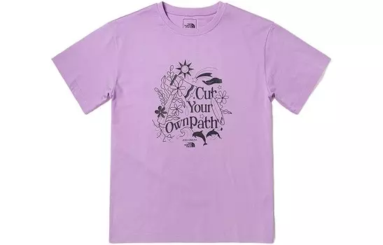Футболка женская фиолетовая The North Face