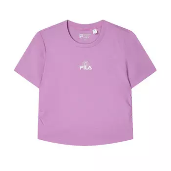 Футболка женская фиолетово-красная Fila