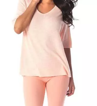 Футболка женская french kyss, персиковый