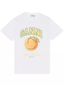 Футболка женская GANNI, белый