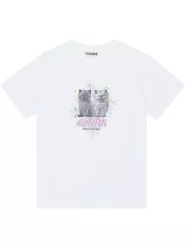 Футболка женская GANNI, белый