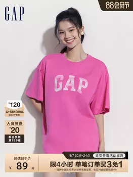 Футболка женская Gap с принтом, белый