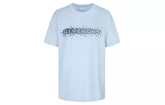Футболка женская Givenchy, светло-голубой