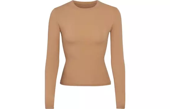 Футболка женская Глубокая охра Skims