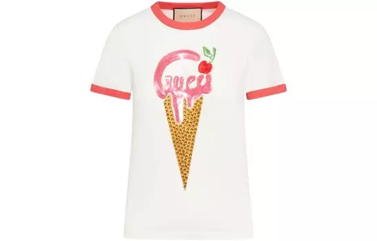 Футболка женская Gucci, белый
