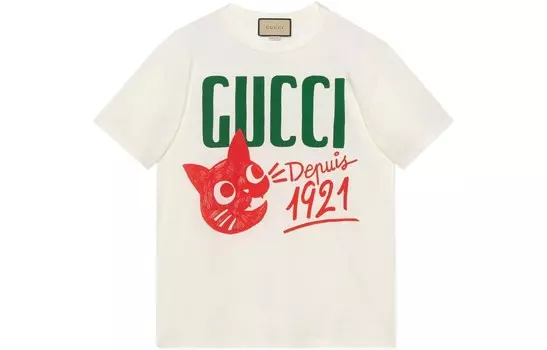 Футболка женская Gucci, белый
