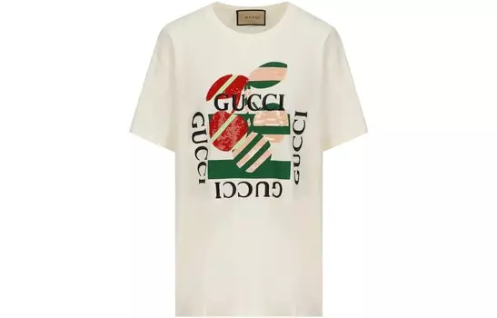 Футболка женская Gucci, бежевый