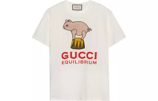 Футболка женская Gucci Equilibrium, белый