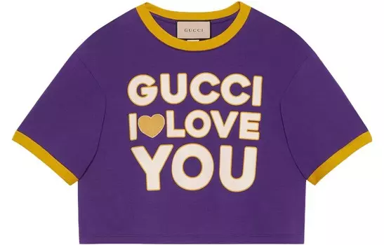 Футболка женская Gucci, фиолетовый
