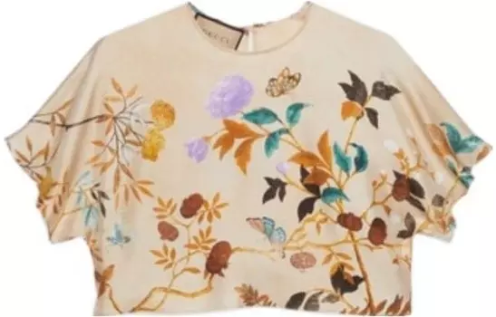 Футболка женская Gucci, хаки