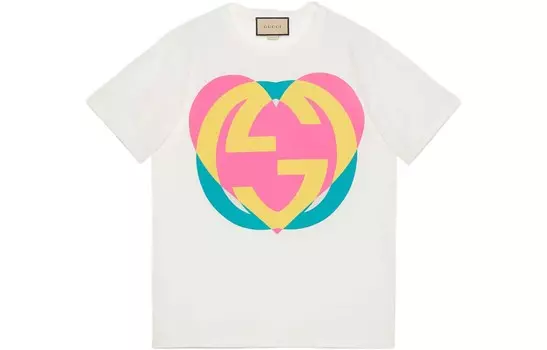 Футболка женская Gucci Love Parade, белый