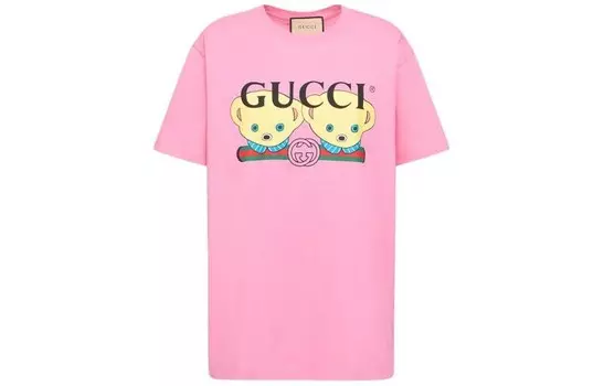 Футболка женская Gucci, розовый