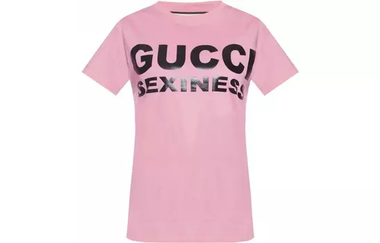 Футболка женская Gucci, розовый