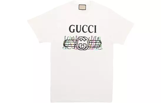 Футболка женская Gucci, слоновая кость