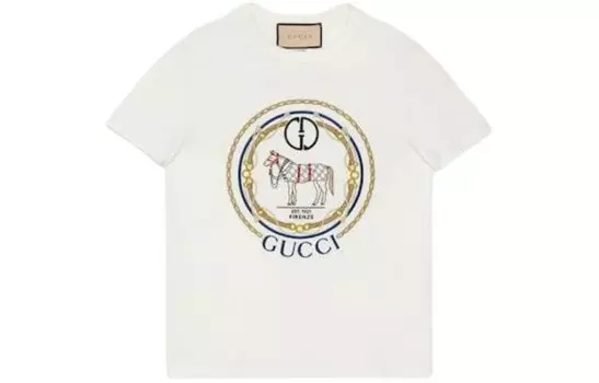 Футболка женская Gucci, светло-бежевый