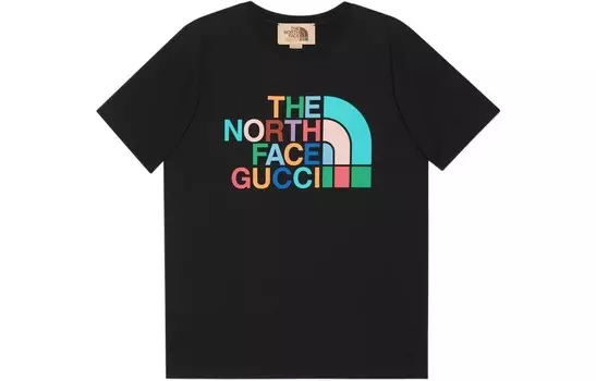 Футболка женская Gucci x The North Face, черный