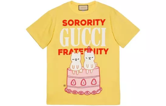 Футболка женская Gucci, желтый