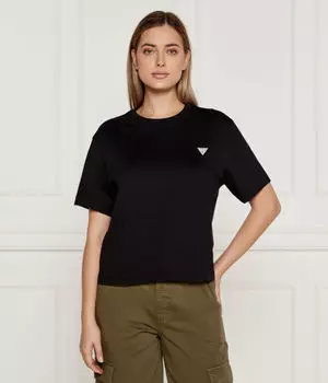 Футболка женская Guess Jeans из органического хлопка, черный