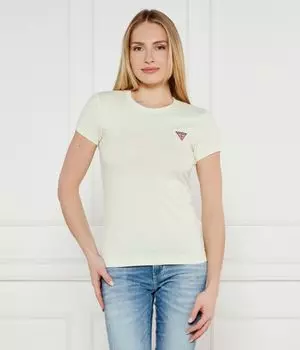 Футболка женская Guess Jeans с логотипом, желтый