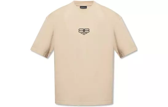 Футболка женская хаки Balenciaga