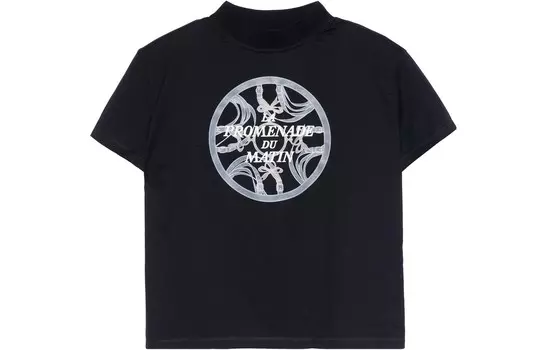 Футболка женская Hermes с принтом, черный