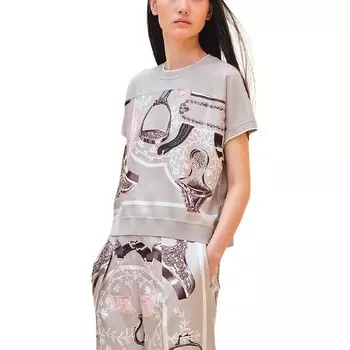 Футболка женская Hermes, серый