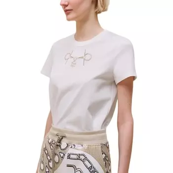 Футболка женская Hermes, серый / белый