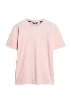 Футболка женская, хлопок, ребристая отделка Superdry., цвет Blass