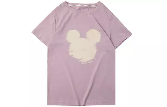 Футболка женская из коллекции Disney X Sports Fashion, бледно-фиолетовая Lining