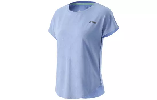 Футболка женская из коллекции Running, цвет королевский синий Lining