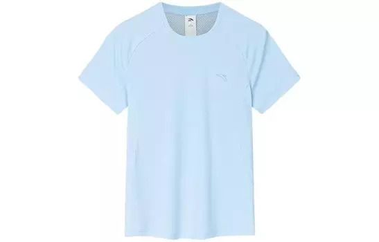 Футболка женская из коллекции Running, цвет Water Cloud Blue Anta