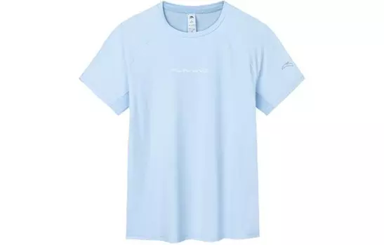 Футболка женская из коллекции Running, цвет Water Cloud Blue Anta