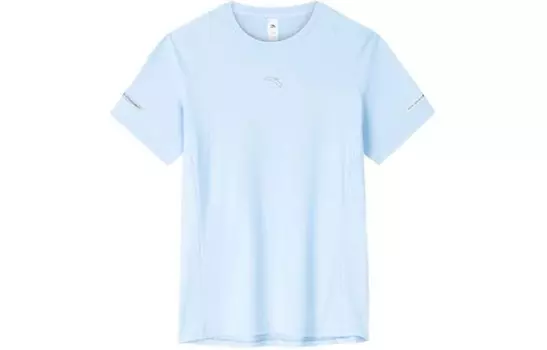 Футболка женская из коллекции Running, цвет Water Cloud Blue Anta
